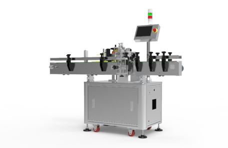 圓瓶定位不干膠貼標機