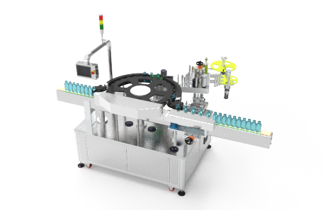 高速圓型調味料瓶貼標機